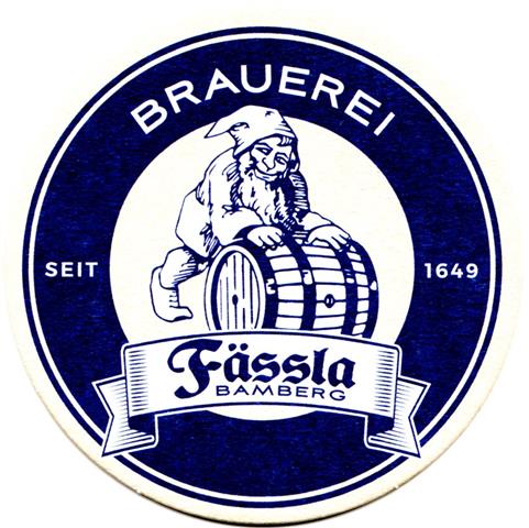 bamberg ba-by fssla spruch 1-13a (rund215-brauerei fla-blau)